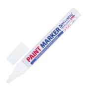 BRAUBERG Маркер-краска лаковый paint marker 4 мм, БЕЛЫЙ, НИТРО-ОСНОВА, PROFESSIONAL PLUS, 151444