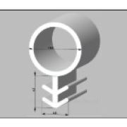 Уплотнитель Q8 RAL 1001 беж