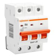 Автоматический выключатель ВА47-29 3п    6А    6кА Texenergo хар-ка B (TAM34B06-1)