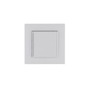 Розетка 1-м с крышкой Karea RIZZ с заземл. бел. Makel 88001029