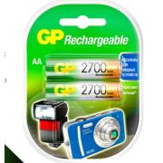 Аккумулятор GP 2700 AA/HR6 NiMH 2700 мАч 270AAHC-2DECRC2/270AAHC-BL2 GP 270AAHC-2DECRC2