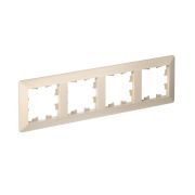 Рамка 4-м AtlasDesign Air беж./дым. бел. SE ATN220204