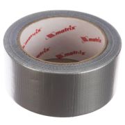 Лента армированная на тканевой основе, цвет серебристый, 48ммх25м