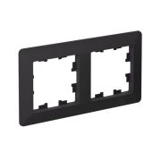 Рамка 2-м AtlasDesign Air карбон/дым. черн. SE ATN221002