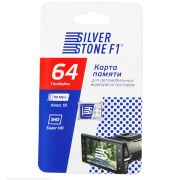 Карта памяти SilverStone 64GB F1 SPEED CARD