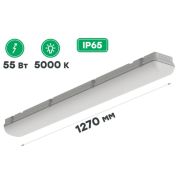 Светодиодный светильник CSVT Айсберг-57/MILKY 55Вт 5000К IP65
