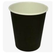 Стакан 250мл бумажный d=80мм ГН Черный ViRiDo 50шт/уп 1000шт/кор