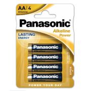 Щелочная батарейка LR6 AA Alkaline 1.5В бл/4 Panasonic