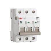 Выключатель автоматический модульный 3п D 25А 6кА AV-6 AVERES EKF mcb6-3-25D-av