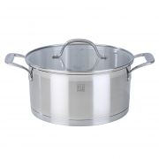 Кастрюля 20 см, 3,5 л, с крышкой, Silver Stone
