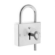 Замок висячий ТУНДРА, контрольный ВС-5 цинк