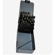 Набор сверл по металлу 1.0-13.0 мм, 25 штук в кейсе