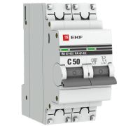 Выключатель автомотический двухполосный 5А С ВА47-63 4.5кА PROxima