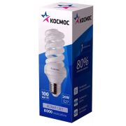 Лампа люминесцентная компакт. SPC 20Вт Е27 спиральная 4000К Т3 КОСМОС LKsmSPC20wE2742