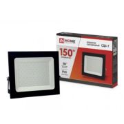 Прожектор светодиодный СДО-7 50Вт 230В 6500К IP65 черн. IN HOME