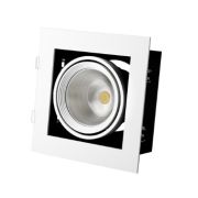 Карданный светодиодный светильник FL-LED Grille-111-1 30W 4000K 2400lm 195x195mm