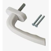 Ручка для пласт. окон Луна (Нора) белая 35мм