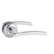 Дверная ручка Edson EDS-15-Z01 без запирания алюминий гальваническое покрытие цвет хром/матовый хром