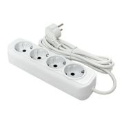 Удлинитель 4х3м с заземл. 16А IP20 Эксперт 3.0кВт ПВС 3х1 PROxima EKF UBA16-310-4-03