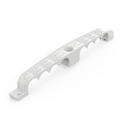 Держатель труб d20мм для прямого монтажа двусторон. на 8 мест сер. (уп.20шт) Промрукав PR13.03293