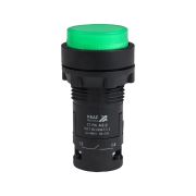 Кнопка с фиксацией с подсветкой OptiSignal Compact D22 С7-PHL-M310 зел. 1НО 230В AC XB7NJ03M1 КЭАЗ 362120