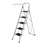 Стремянка 5 ступеней 165см, 4,9кг, нагрузка - 150кг, алюминий