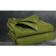 Полог брезентовый ОП (огнеупорный) 15х6 м с люверсами попериметру, интервал 1м