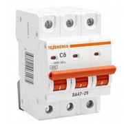 Автоматический выключатель ВА47-29 Зп 6А 6кА (ТАМ34С06-1)