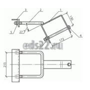 Кронштейн привода РА-2 3.407.1-143.8.65