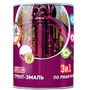 Грунт-эмаль по ржавчине 3 в 1 черная, 2 кг Olecolor