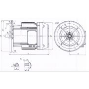 Электродвигатель МКЕ 2412-6 ТР1 (8 кВт, 920 об/мин),г/п 5 тн.
