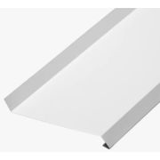 Отлив для окон и фундамента металлический ширина 165,5 мм белый Ral 9003