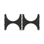 Кластер двойной для двустен. труб d110мм DKC 025112