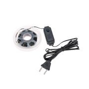 Гирлянда светодиодная «Роса» 20м 200LED тепл. бел. IP20 с контроллером провод зел. Neon-Night 303-266