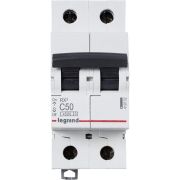 Выключатель автоматический модульный 2п C 50А 4.5кА RX3 ИЭК Leg 419702