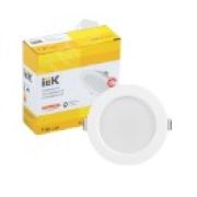 Светильник светодиодный ДВО-7вт 3000К 380Лм slim белый