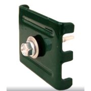 Комплект крепежа (скоба, болт, гайка антивандальная, шайба) RAL 6005