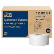 Туалетная бумага Tork в мини-рулонах, Т2, Advanced, белый 1214л., 2х слой, 170м.