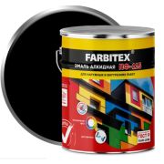 Эмаль алкидная Farbitex ПФ-115 черный (2,7кг)