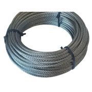 Трос нержавеющий мягкий 10мм из стали А2, плетение 7х19 (моток 50 м.)