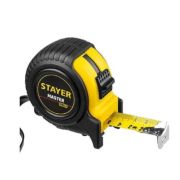 Рулетка Stayer MASTER 10м / 25мм в ударостойком обрезиненном корпусе