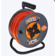 Удлинитель на катушке 4х50м с заземл. 16А IP44 ВЕМ-250 ПВС 3х1.5 термозащита с защ. крышкой