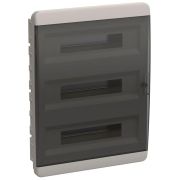 Корпус ЩРВ-П-54 TEKFOR IP41 черн. прозр. дверь пластик. IEK TF5-KP12-V-54-41-K01-K03