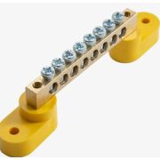 Шина нулевая на 2 угловых изоляторах ШНИ-6х9-20-У2-С