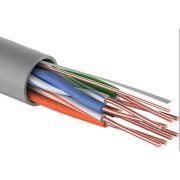 Кабель витая пара F/UTP 24AWG кат.5E solid CСA PVC сер.