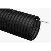 Труба гофрированная ПНД d25мм с протяжкой  (уп.50м)