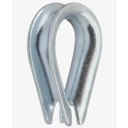 Коуш для канатов М5 DIN 6899 ZN