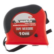 Рулетка 10 м х 25 мм Double fixation MATRIX