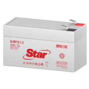 Аккумулятор для ИБП DJW12-1.3 12 В, 1.3 А*ч Star