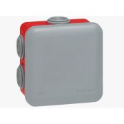 Plexo Коробка 80х80х45мм серая IP55 092015 Legrand